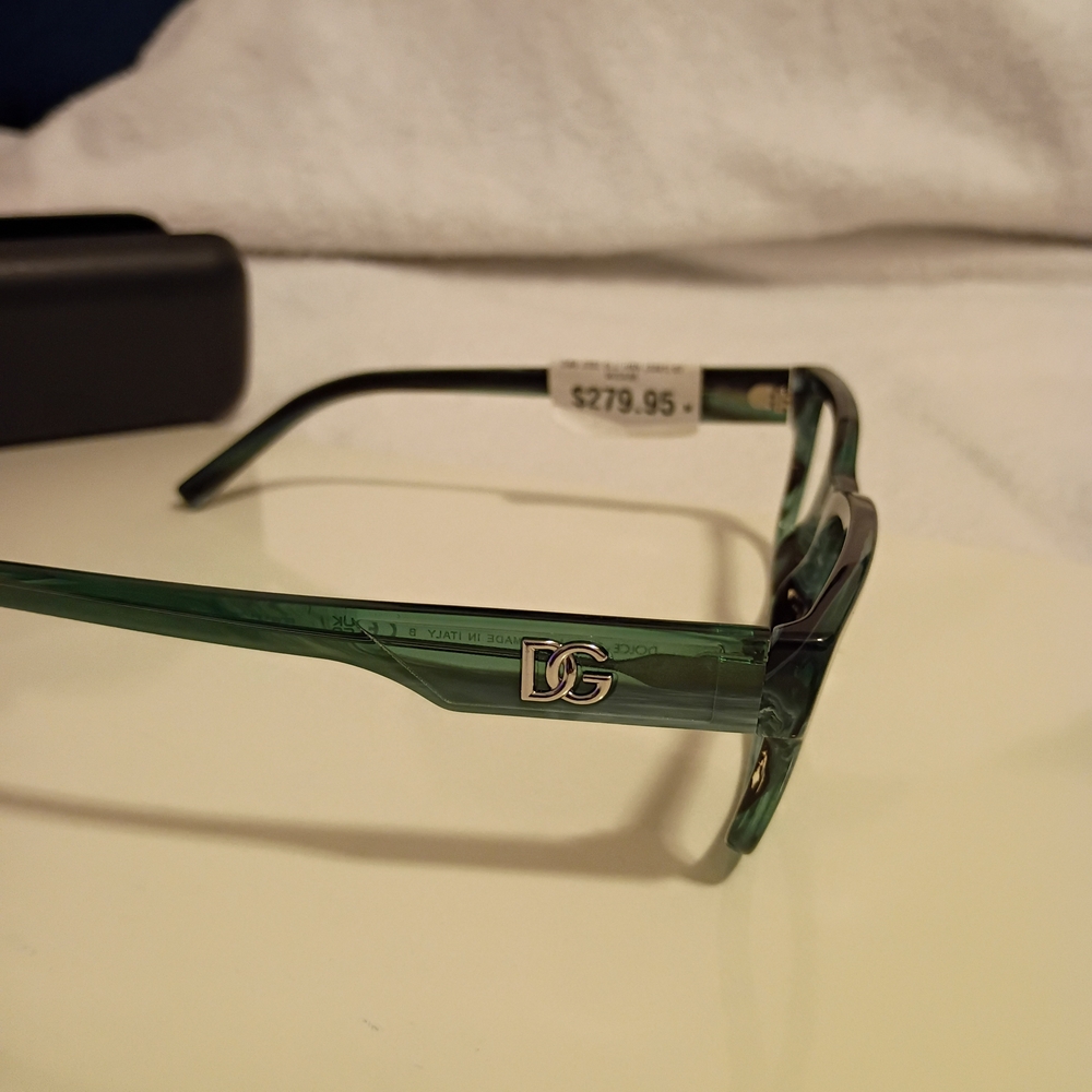 Green Rectangular Glasses By Dolce Gabana. Brand … - image 2
